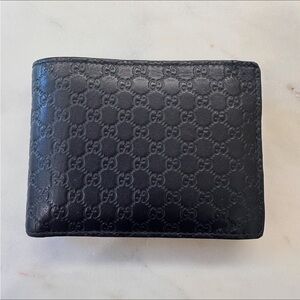 Gucci Black Leather Wallet